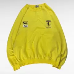 【80〜90s】アジップ フェラーリ レーシング ラグランスウェット トレーナー