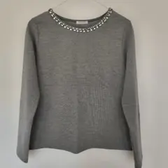 Honeys CINEMA CLUB ビジュー付き トップス Mサイズ 長袖