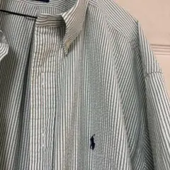 Ralph Lauren BLAKE 半袖シャツ ストライプ XXL