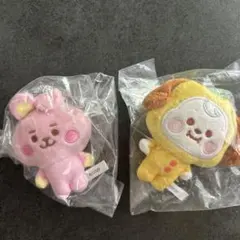BT21 COOKY CHIMMY ぬいぐるみマスコットキーホルダーセット