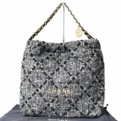 CHANEL ツイード チェーンショルダーバッグ - メルカリ