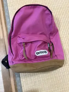 美品✨ 00s OUTDOOR オレンジ 差し色 バックパック リュック 円堂守 