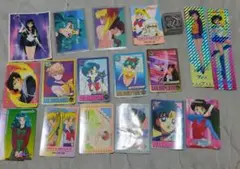 セーラームーン トレーディングカードとステッカーセット