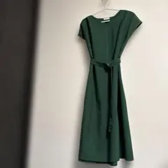 earth music&ecology 緑 ノースリーブ ワンピース