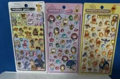 ボンボンドロップシール　ディズニー３枚セット