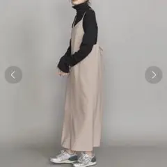 ビューティアンドユース　アムンゼンバックリボンキャミソールワンピース