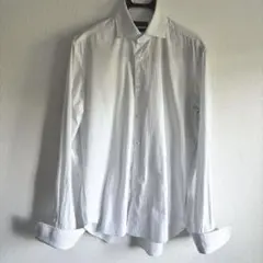 ZARA MAN ストライプ ドレスシャツ 長袖 コットン100% サイズMのサムネイル