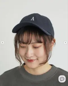 新作完売商品 Samansa Mos2【消臭効果】イニシャル刺繍キャップのサムネイル