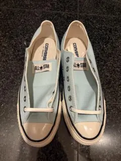【新品・未使用】CONVERSE 水色 オールスター 25㎝