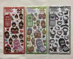 正規品 平成はっぴーフォン モンチッチ・キティ　3枚セット