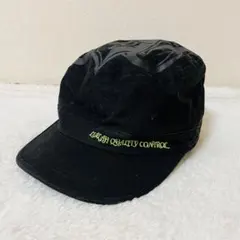 メンズ 黒キャップ ストリート系 刺繍ロゴ入り 帽子