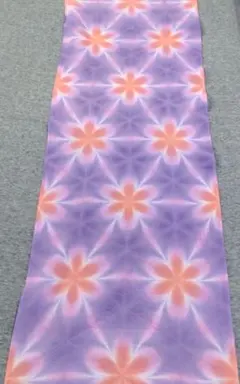 雪花絞り　晒し　晒　手ぬぐい　ハンドメイド　381