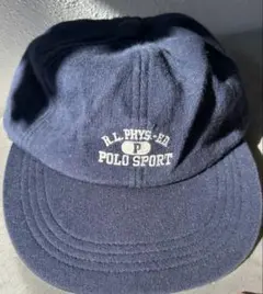 Ralph Lauren ネイビー ベビー帽子 Polo Sport レア