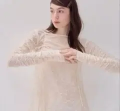 メルカリ 【muguet】roseshirt