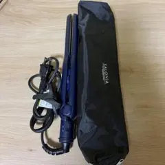 サロニア ヘアアイロン 15mm 耐熱ポーチ付 SL-004SNVネイビー