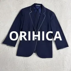 【美品】ORIHICA RHYMEパイピング テーラードジャケット 7号S七分袖のサムネイル