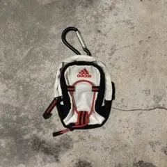 00s adidas y2k テック　刺繍ロゴ入りカラビナポーチ　シティーボーイ