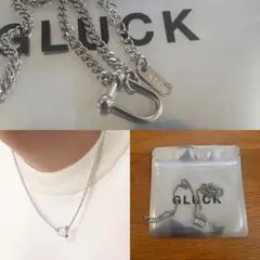 【美品】GLUCK グルックシルバーネックレス