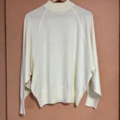 UNIQLO U メリノブレンドボリュームスリーブセーター 白 XXL 大きい