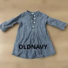OLDNAVY ストライプワンピース　12-18のサムネイル