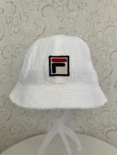 FILA フィラ パイル地 バケットハット ホワイトのサムネイル