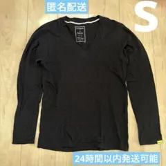 美品＊メンズ無地8分丈Tシャツ