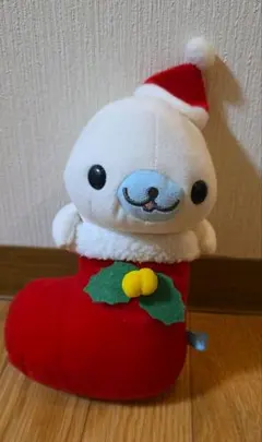 平成レトロ サンエックス まめゴマ ジングルベルぬいぐるみ サンタクロース 希少】まめゴマ さくらゴマ ぬいぐるみ 35cm サンエックス 平成レトロ