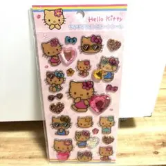ハローキティ キラキララインストーンシール　日焼けキティ