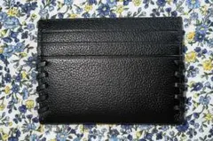 COACH ブラック レザー パスケース