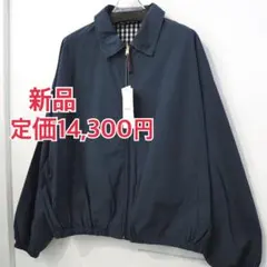 新品 定価14300円 ディスコート 春夏 リバーシブル ブルゾン 紺 ネイビーのサムネイル