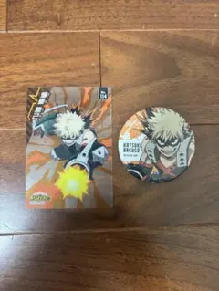 爆豪勝己カード＆缶バッジセット