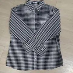 ハニーズ　Honeys　ギンガム　チェック　レギュラーシャツ　シャツ　S