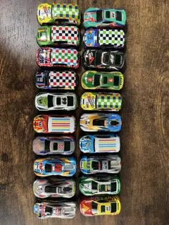 ほぼ新品 金属製 プルバックカー 回力車 ミニカー 20台まとめ売り