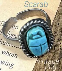 ヴィンテージリング Scarab