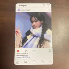 aespa Instagram風フォトカード ウィンター