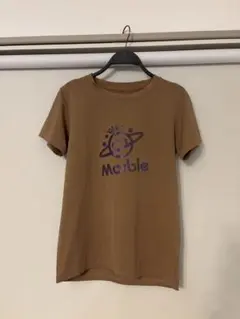 Marble ブラウン半袖Tシャツ