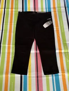 【美品】Spalding ブラック クロップド パンツ 美品