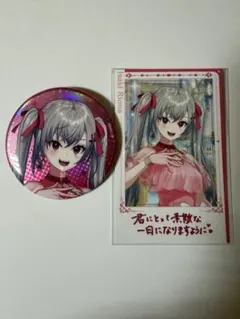 ホロライブ 響咲リオナ Grand Reception 缶バッジ チェキ セット
