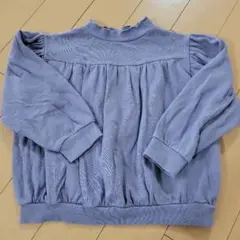薄紫 裏起毛 トレーナー 130サイズ