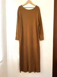 nano universe ナノユニバース ロングワンピース ニット Free