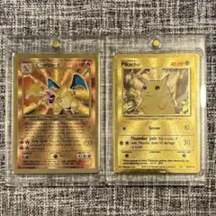 海外版】ポケモン 25th メタルカード ピカチュウ & リザードン - メルカリ
