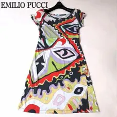 2026年最新】EMILIO PUCCI 柄：花柄 レディース 半袖ひざ丈ワンピース