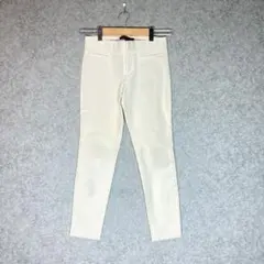 希少サイズ✨banana republic（XS）スラックス☘️ジーンズ/白