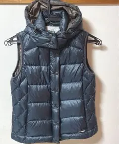 美品 Eddie Bauer 900フィルパワー ダウン ベスト ネイビー М 90s EddieBauer エディーバウアー グースダウンベスト ネイビー L