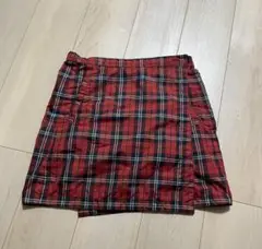 UNIQLOウォームイージースカート 赤黒チェック Ｍサイズ
