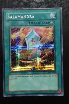 遊戯王　サラマンドラ　英語版　シークレットレア　　SDD