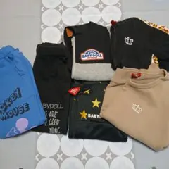 BABYDOLL トレーナー・パーカーセット