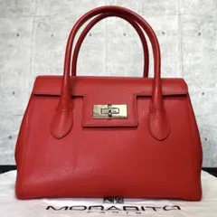 ✨未使用級✨ ZANCHETTI ハンドバッグ アムレット 20 ハラコ 赤 - メルカリ