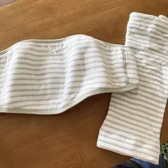 Pigeon ボーダー柄妊婦帯セット