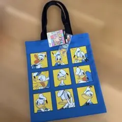 Disney ドナルドダック トートバッグ 缶バッジセット